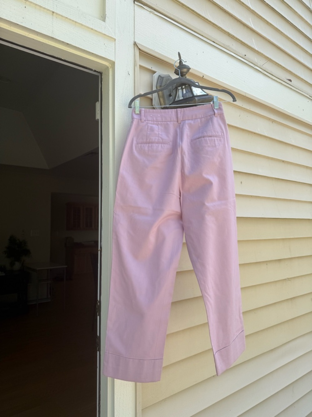 Ann Taylor Lavender Curvy Chino Ankle Pants - Picture 4 of 8